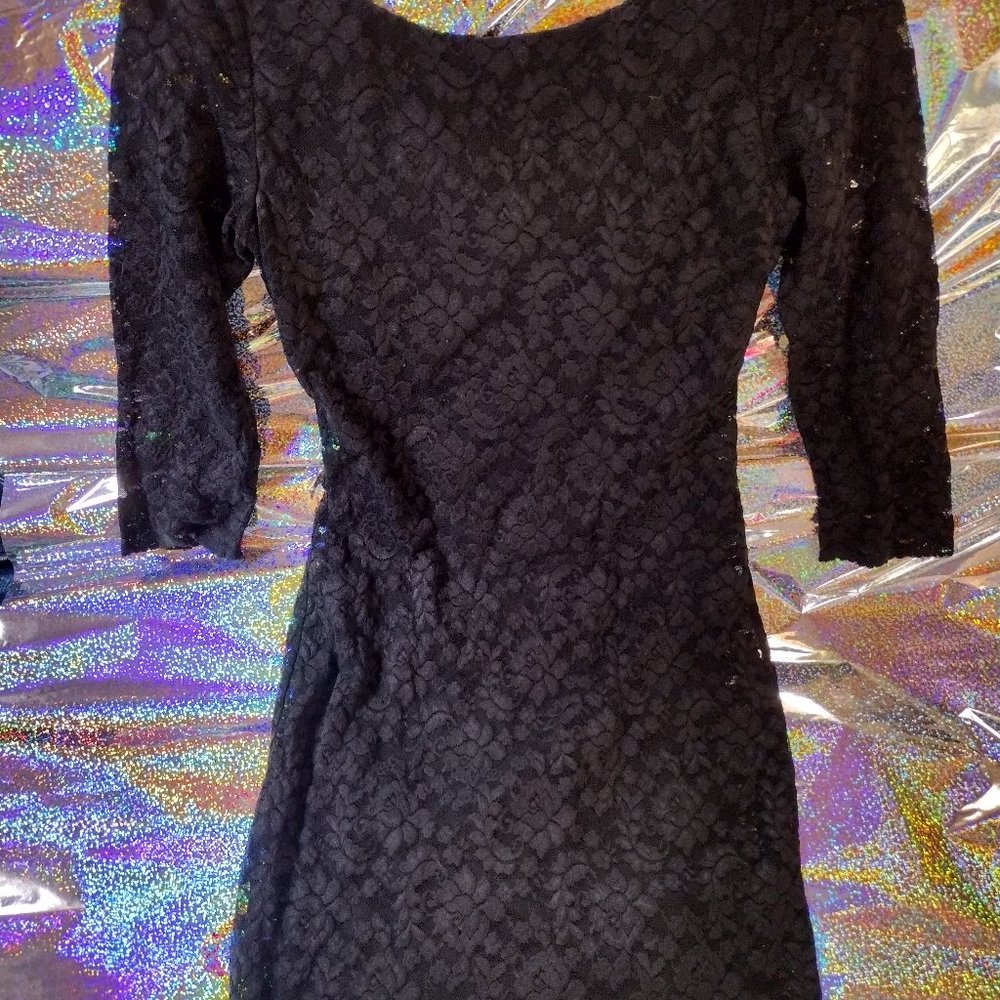 Forever 21, Black Lace Dress, size Small